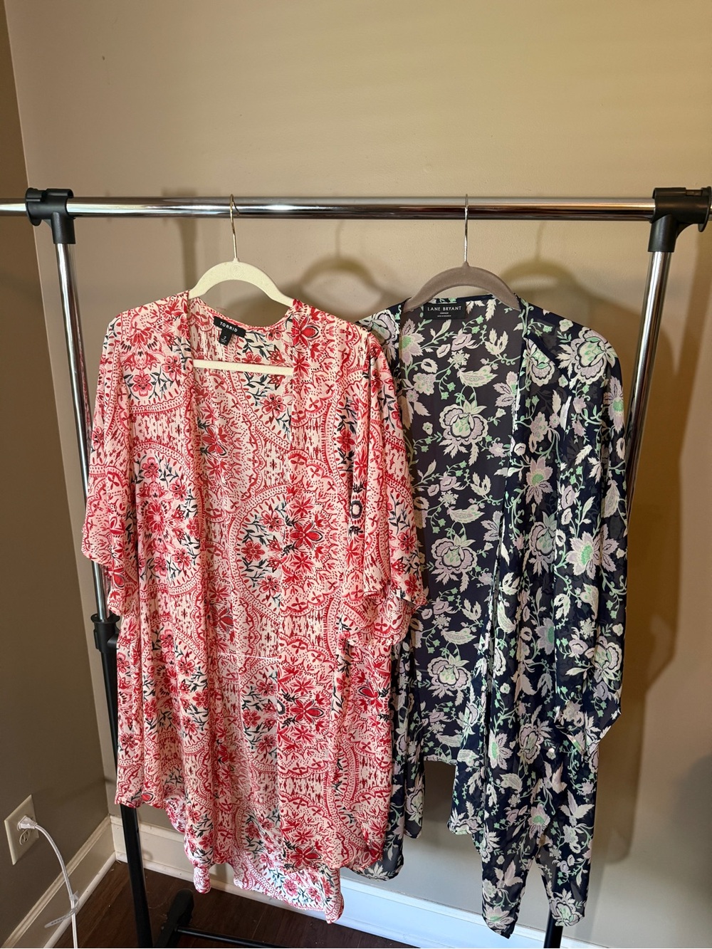Torrid Lane Bryant Floral Kimono Cardigan Bundle- 2X/one size lot of 2